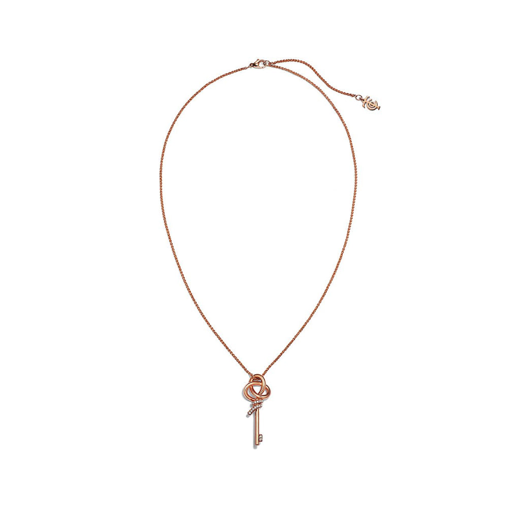 Tiffany Keys Woven Diamonds Medium Necklace