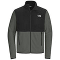 The North Face Men's Asphalt Grey/TNF Black Glacier Full-Zip Fleece Jacket