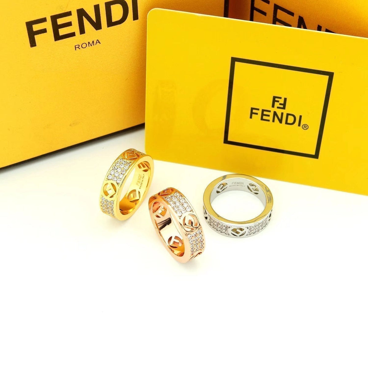 Fendi Is Ring - 18K Yellow Gold